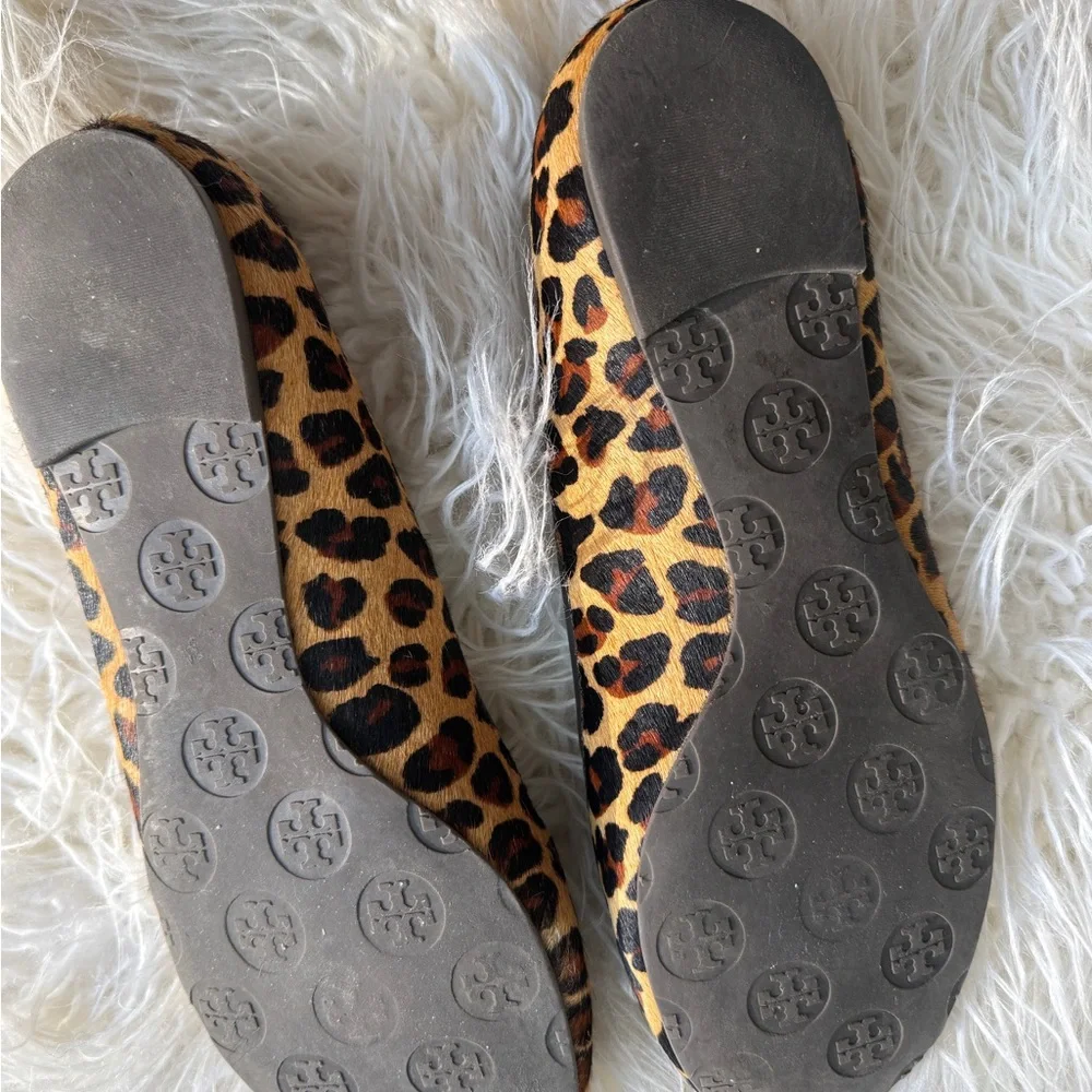 Tory Burch Leopard Print Reva Flats - Brown - Picture 3 of 5